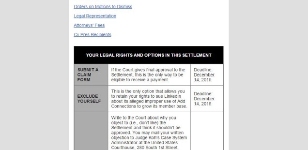 The Perkins v. LinkedIn Class Action Settlement Notification Was Badly Bungled (Forbes Cross-Post)
