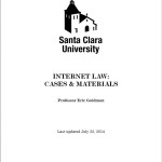 2014 Internet Law Casebook and Syllabus Now Available