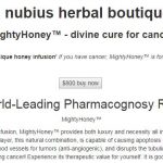 Google Can Reject Ads Promoting Honey That Claims to Cure Cancer--Abid v. Google