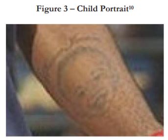 Lebron James Child Tattoo depicted in NBA2k20