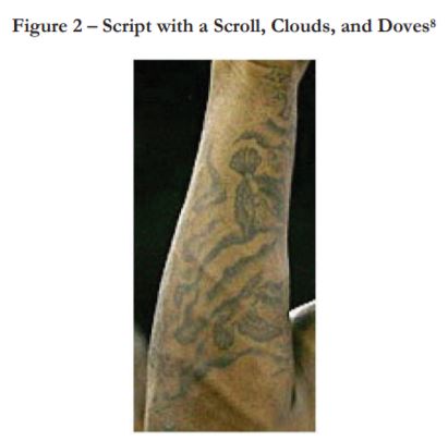 Shawn Rome Script and Scroll, Clouds, and Doves Tattoo depicted in NBA 2K20
