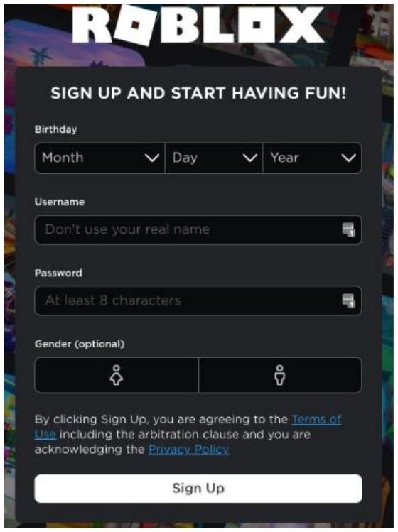 How to Sign Up for ROBLOX 