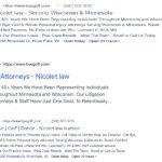 More on Law Firms and Competitive Keyword Ads--Nicolet Law v. Bye, Goff