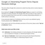 Court Upholds Google's Ad TOS Amendment to Add an Arbitration Clause--In re Google Digital Advertising Antitrust Litigation