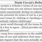 The Ninth Circuit Has a Lot to Say About Online Contract Formation (Much of It Confusing)--Chabolla v. ClassPass