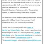 Ninth Circuit Allows TOS Amendment by Email--Ireland-Gordy v. Tile