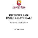 Announcing the 2026 Edition of My Internet Law Casebook